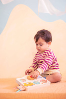 Edukacyjna tablica z drewna walizka Pojazdy Lilliputiens