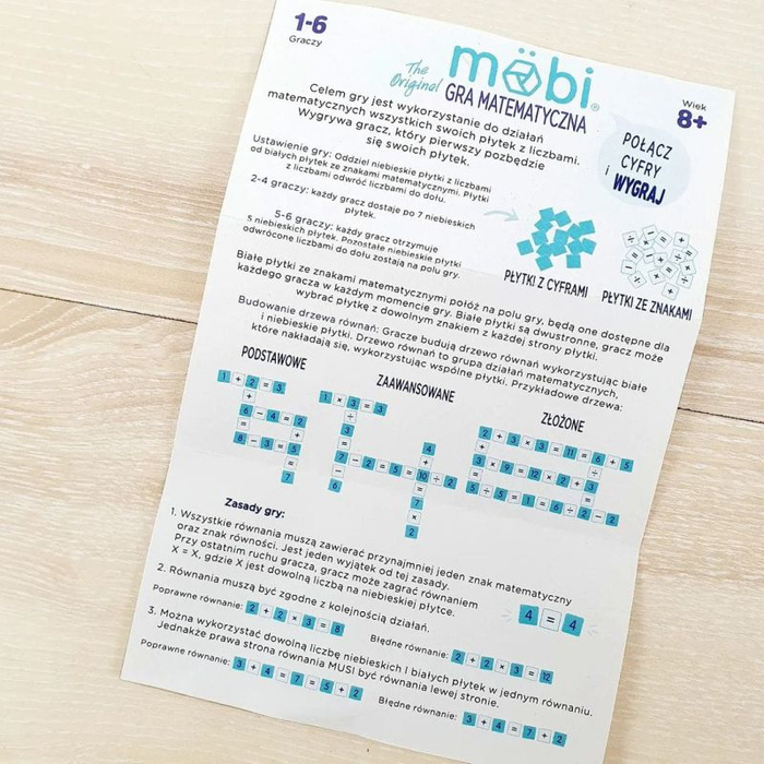 Gra matematyczna Mobi – zabawy edukacyjne mały matematyk