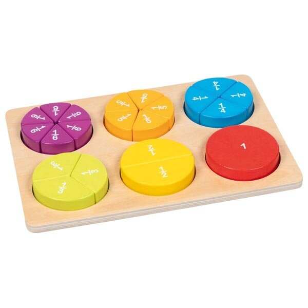 Łamigłówka dla dzieci Nauka ułamków Goki