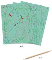 Wydrapywanka Spotkania zwierzątek DJ09717 Djeco