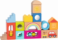 Drewniane klocki sensoryczne Goki