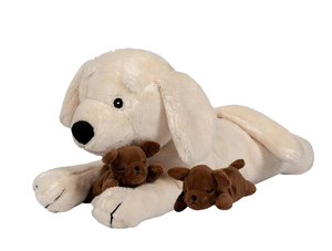 Piesek maskotka 37 cm ze szczeniakami Astrup