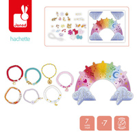 Zestaw do tworzenia biżuterii ze stojakiem Bransoletka na każdy dzień tygodnia Janod 