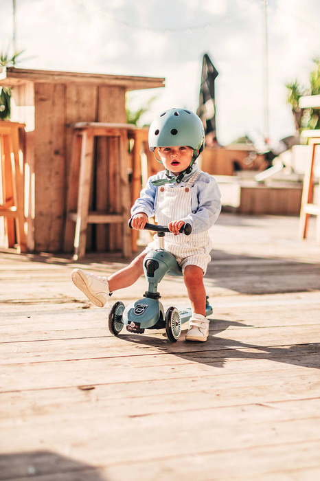 SCOOTANDRIDE Highwaykick1 2w1 Jeździk i hulajnoga 1-5 lat Steel