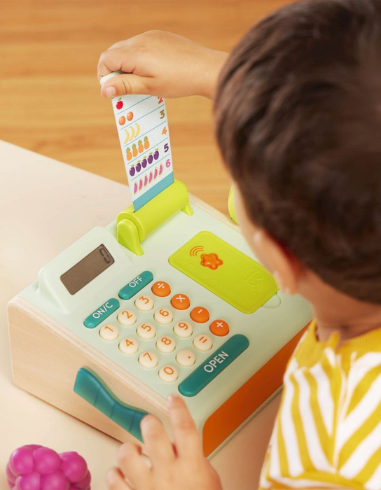 Interaktywna kasa sklepowa dla dzieci Mini Cashier Playset B.Toys