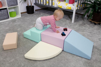 Zestaw do zabawy pastelowy Soft Play Corner Climber IGLU