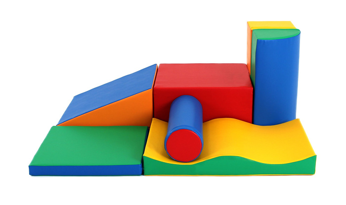 Wielki zestaw do zabawy wielokolorowy Soft Play Discoverer XL IGLU