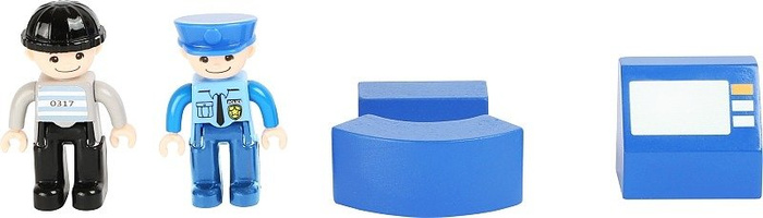 Drewniany dodatek do kolejki Policyjny posterunek Small Foot World