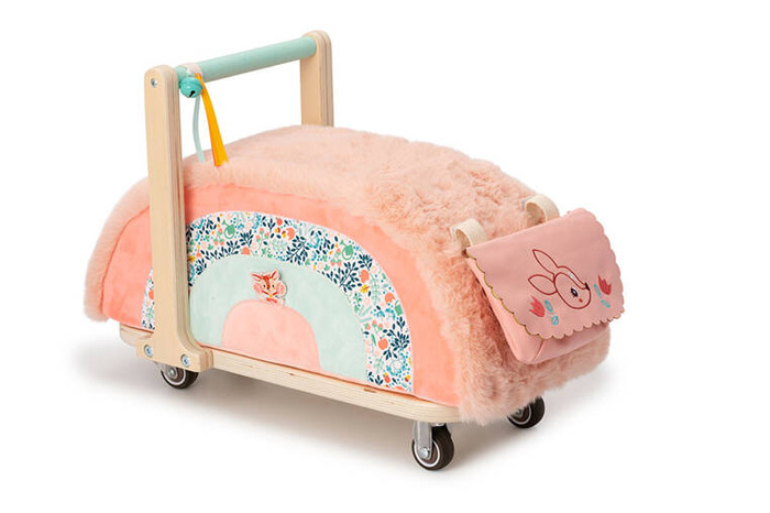 Drewniany jeździk z torebką Sarenka Stella LILLIPUTIENS