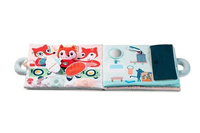 Miękka książeczka aktywizująca z mini-przytulanką „Dzień dobry, mały lisku” Lilliputiens