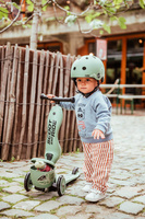 Jeździk i hulajnoga 2 w 1 zamykany schowek zielona linia Highwaykick 1 Lifestyle Scoot & Ride