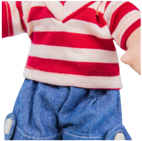 Lalka dla dzieci. Adaś, 25 cm, Bigjigs Toys