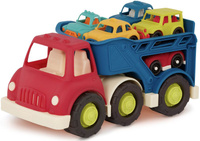 Zabawkowa laweta ciężarówka z 6 autkami Happy Cruisers B.Toys