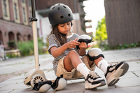 SCOOTANDRIDE Highwaykick 3S Hulajnoga z systemem sterowania 2w1 i kółkami LED składana 3+ Ash