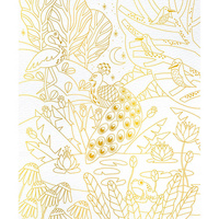 Artystyczny zestaw kreatywny Złote kontury Zwierzęta Janod