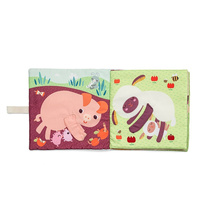 Książeczka z pacynkami Młode zwierzątka Lilliputiens edukacyjna Zabawka dla niemowląt