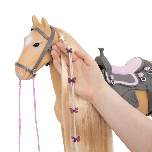 Koń dla lalek Palomino 50cm z akcesoriami Our Generation