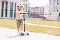 SCOOTANDRIDE Highwaykick 3 LED Hulajnoga składana ze świecącymi kółkami 3+ Ash