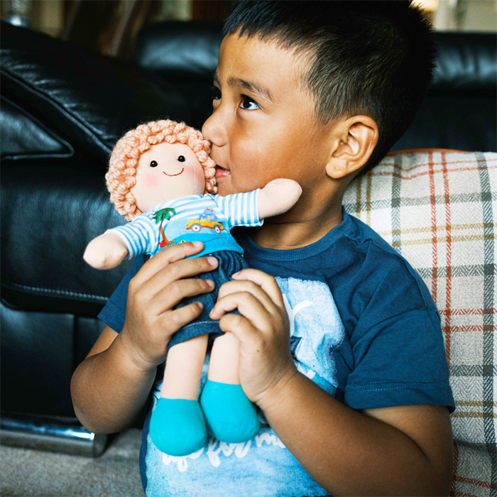 Miękka lalka Robin Bigjigs Toys