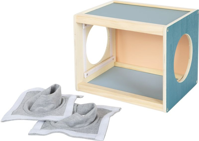 Mała drewniana skrzynka sensoryczna dotykowa Small Foot