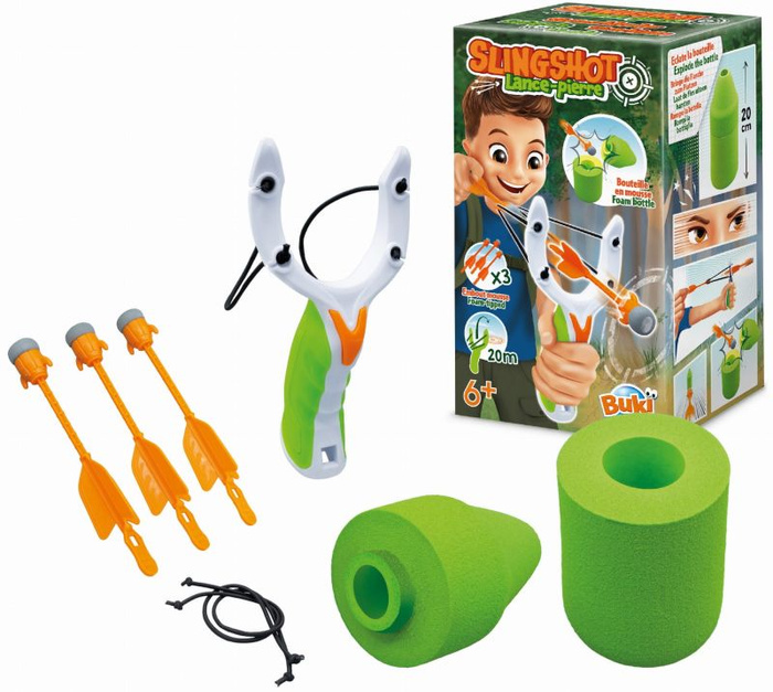 Bezpieczna proca dla dzieci z rzutkami Buki