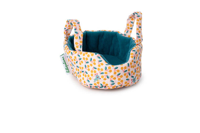 Przytulanka kotek z koszyczkiem i akcesoriami Kotka Jeanne Lilliputiens