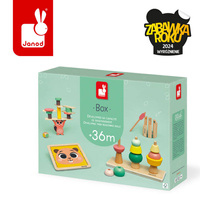 Zestaw 4 zabawek edukacyjnych Box 36 m-cy Janod