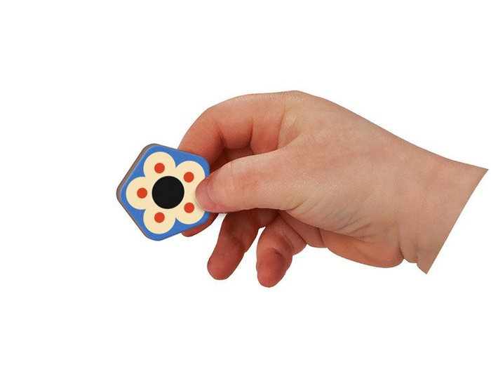 Magnetyczna układanka Kształty Magnetibook kolekcja 2018, Janod