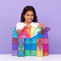 Klocki magnetyczne Glitter Castle Pack 48 el Connetix