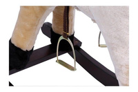 Pluszowy koń na biegunach z dźwiękiem i ruszającą paszczą