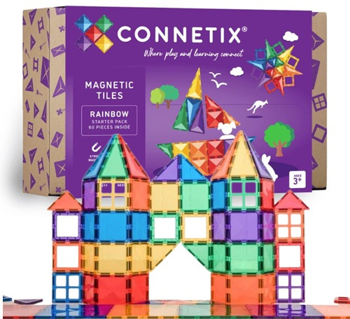 Klocki magnetyczne Connetix Rainbow Starter Pack 60 el.