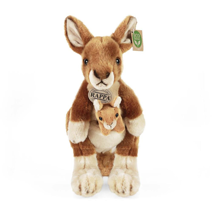 Maskotka dla dzieci kangur z dzieckiem 27 cm Rappa