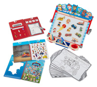 Naklejki wielokrotnego użytku Psi Patrol Puffy Sticker - Adventure Bay Melissa and Doug