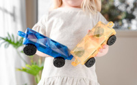 Klocki magnetyczne Rainbow Car Pack Connetix