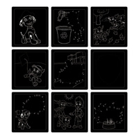 Wydrapywanka zdrapywanka z książką Psi Patrol Scratch Art Pad – Marshall Melissa and Doug