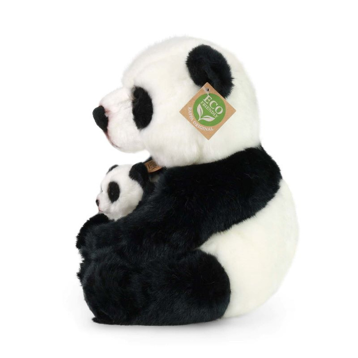 Maskotka dla dzieci Panda z młodym 27 cm Rappa