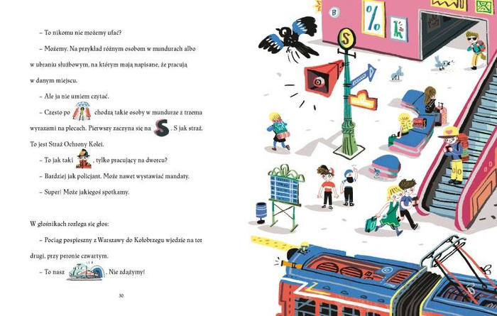 Jano i Wito uczą mówić S. Ekspres na stacji Mamania