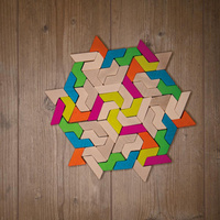 Drewniane klocki GeoBlox MaxiMix 60 el. Erzi