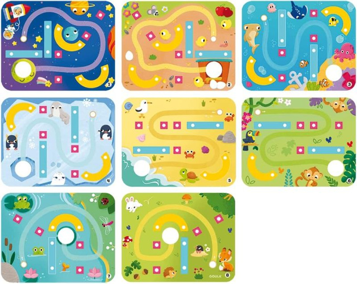 Przedszkolna gra edukacyjna Funny ball Goula