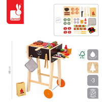 Grill drewniany z akcesoriami Janod