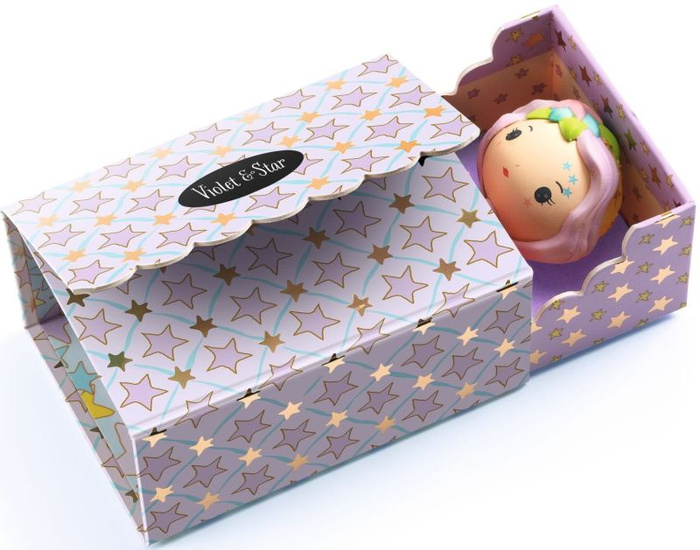 Zestaw minipokoik Violet w magnetycznym pudełku Tinyly Djeco