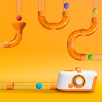 Labirynt dla piłeczek Dmuchawa Air Toobz Fat Brain Toys 