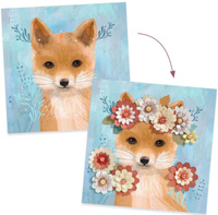 Zrób to sam wyklejanki Wianki 3D Djeco, zabawy kreatywne dla dzieci