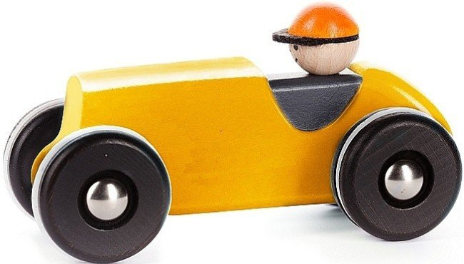 Drewniany samochód. Retro, Bajo