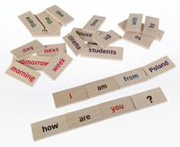 Drewniana gra planszowa dla dzieci Znajome pytania English Eater Pilch