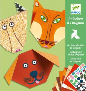 Origami z naklejkami. Zwierzęta, Djeco