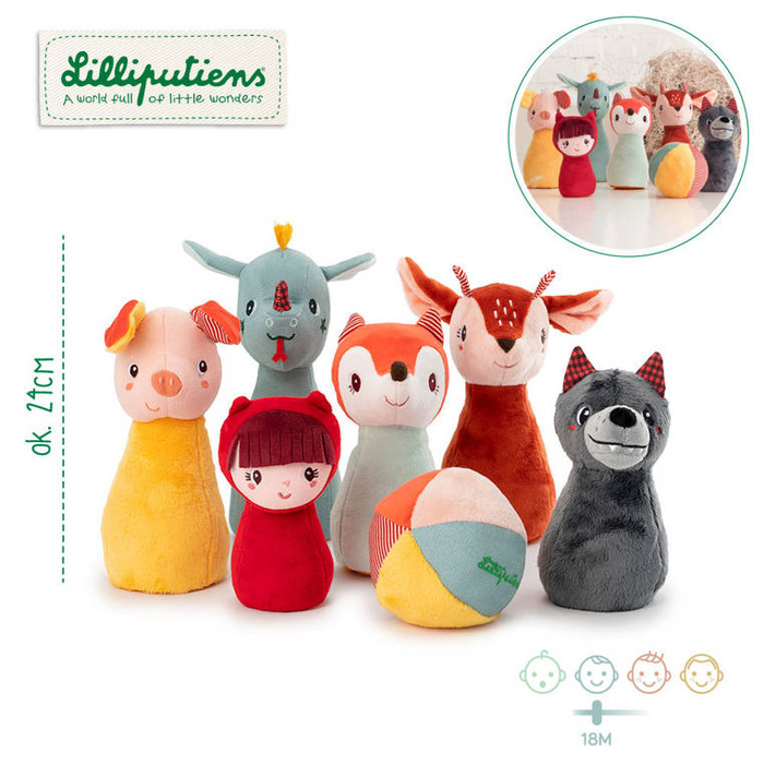 Kręgle z piłką dla najmłodszych Las LILLIPUTIENS