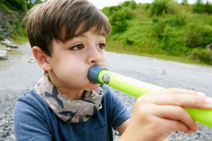 Dmuchawka dziecięca oraz strzałki Green&Go Haba Terra Kids