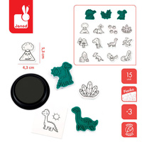 Kreatywne stempelki dla dzieci Dinozaury Janod