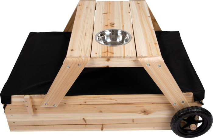 Piaskownica drewniana dla dzieci 3w1 stół kuchnia Small Foot